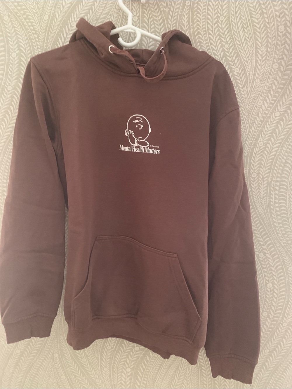 Men's Brown 'Mental Health Matters' Pullover Hoodie
